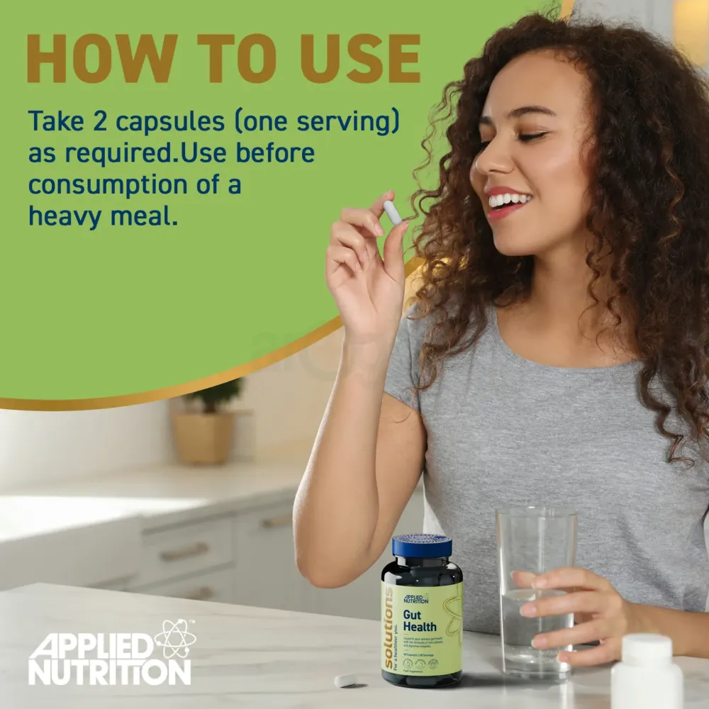 Applied Nutrition Gut Health Solutions 60 Capsules  