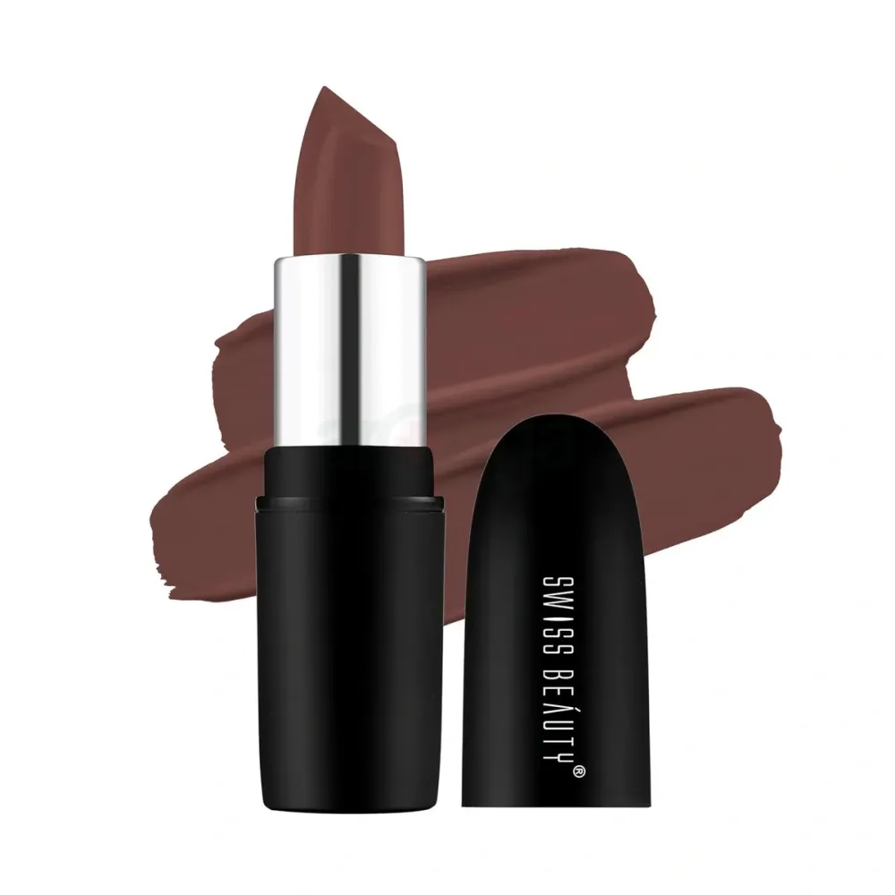 Swiss Beauty Pure Matte Lipstick - Expresso 226  