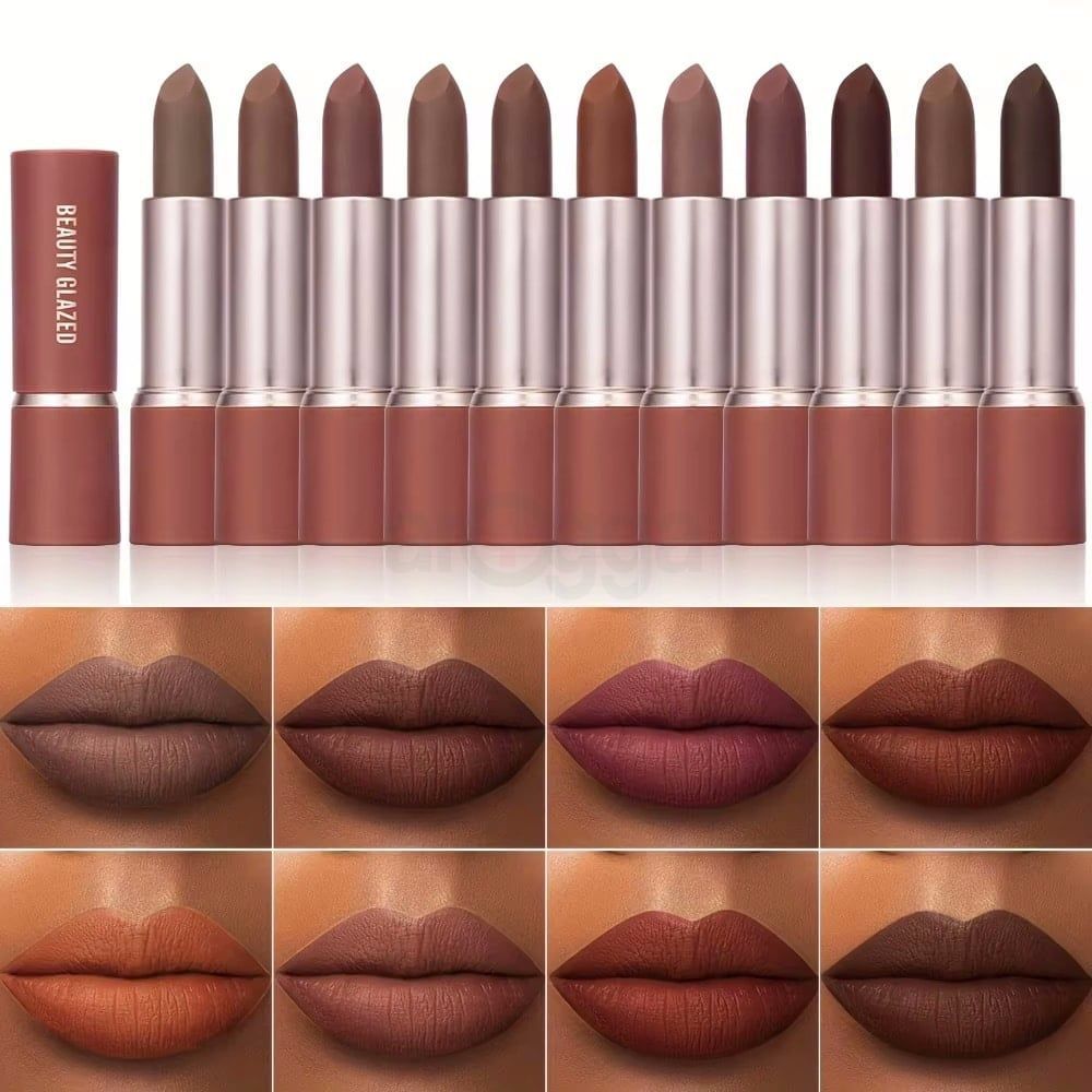 Beauty Glazed Modern Matte Long Lasting Lipstick - 107  