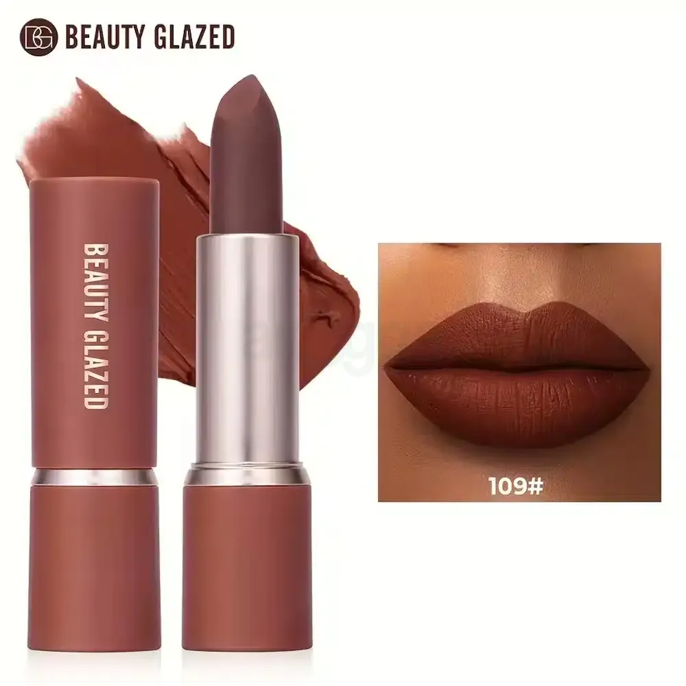 Beauty Glazed Modern Matte Long Lasting Lipstick Color - 109  