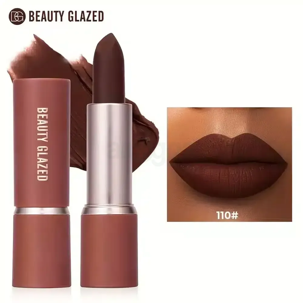 Beauty Glazed Modern Matte Long Lasting Lipstick Color - 110  