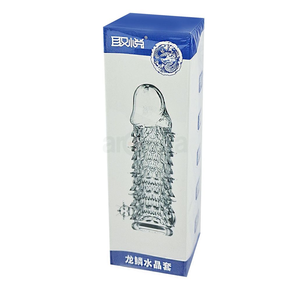 Silicone Spike Reusable Parmanent Condom 36g (Length- 137mm, Wide- 44mm)  