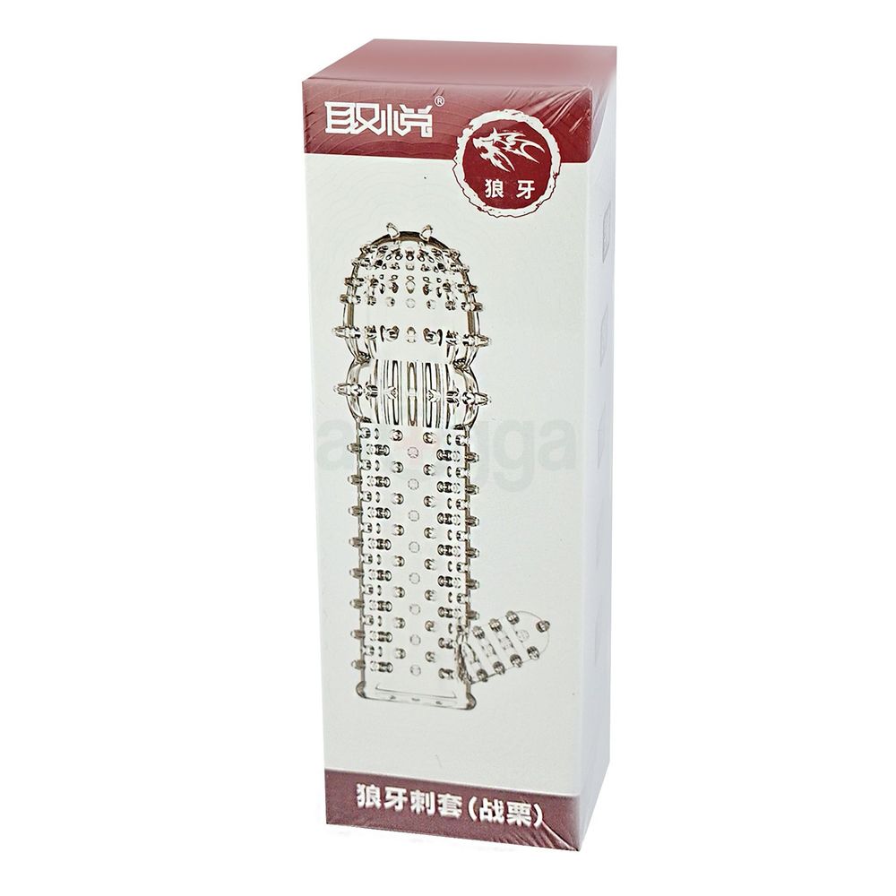 Crystal Silicone Sheaths Reusable Red Condom 28g (Length- 125mm, Wide- 41mm)  
