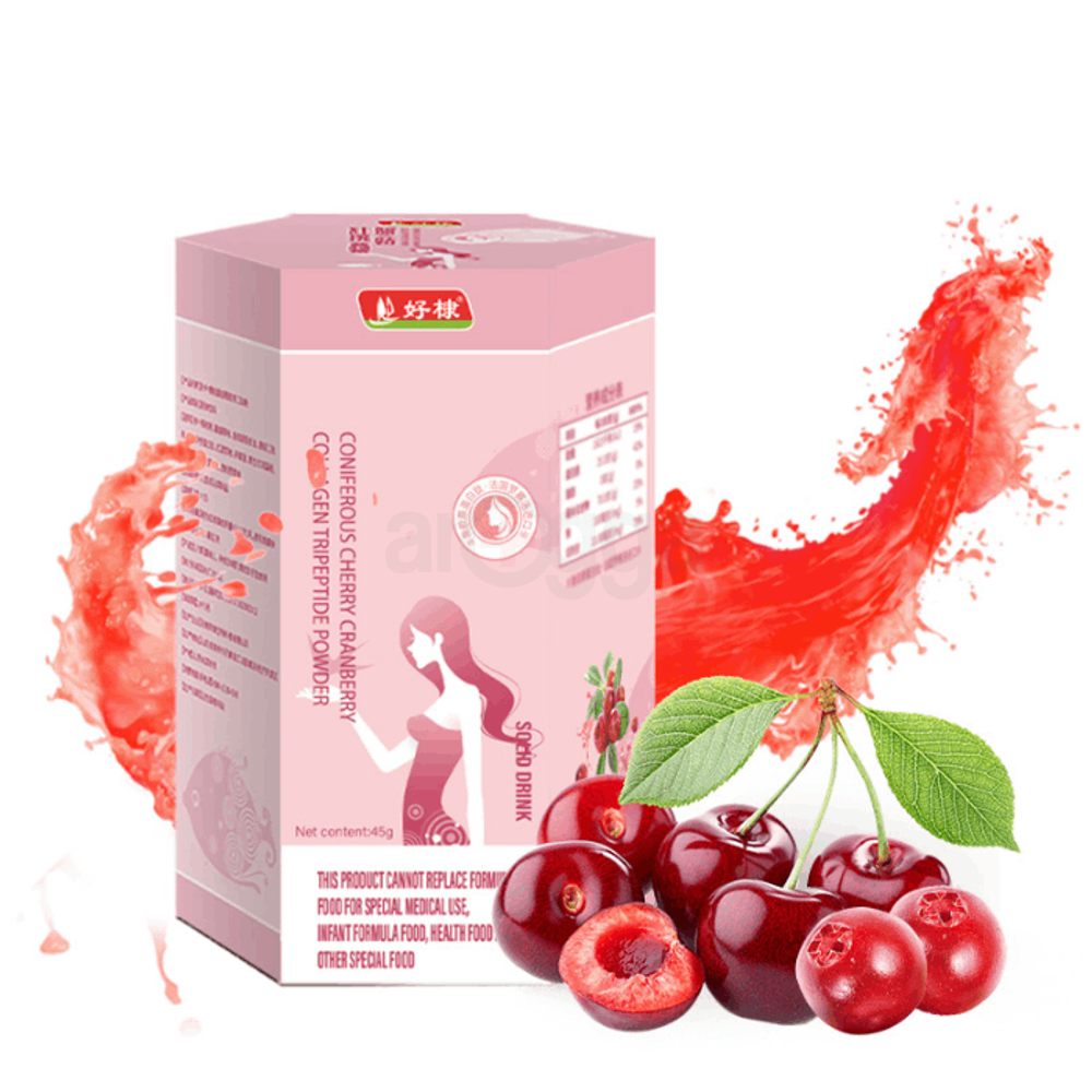 Haodi Coniferous Cherry Cranberry Collagen Tripeptide Powder  