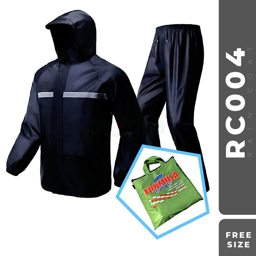 Rain Coat Formula One Both Side (Code : RC004)  