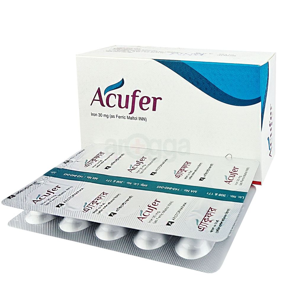 Acufer 231.5mg+30mg capsule