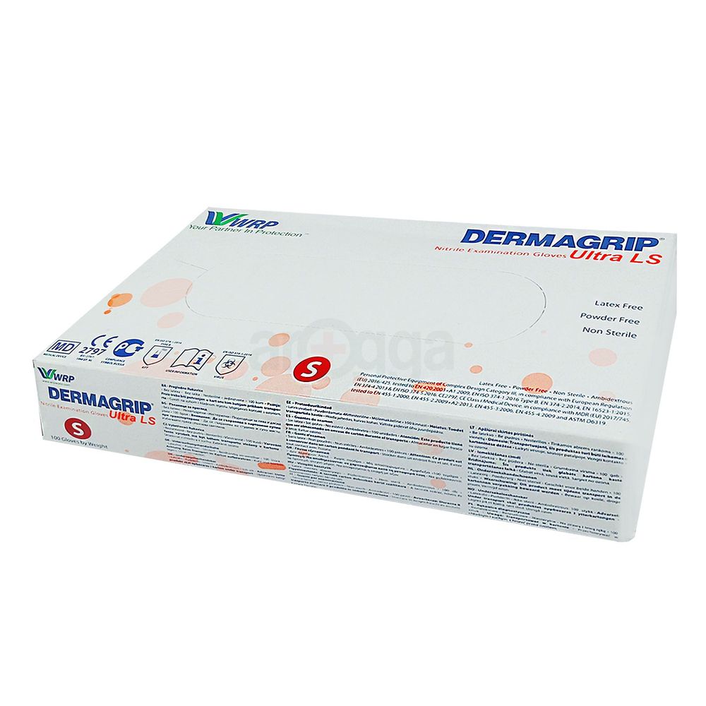 Examination Gloves Dermagrip Ultra LS Size-S  