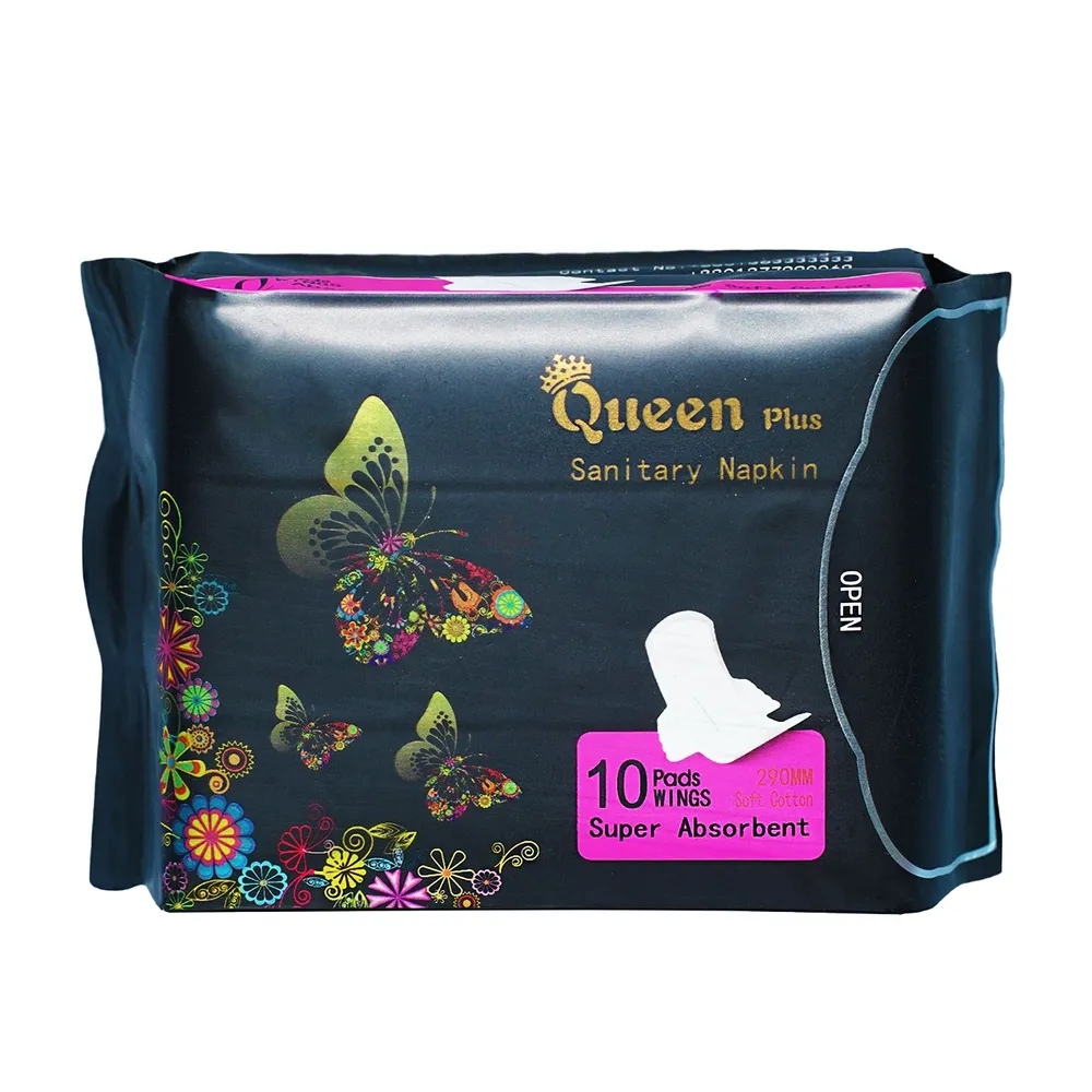 Queen Plus Sanitary Napkin 10 Pads Wings  
