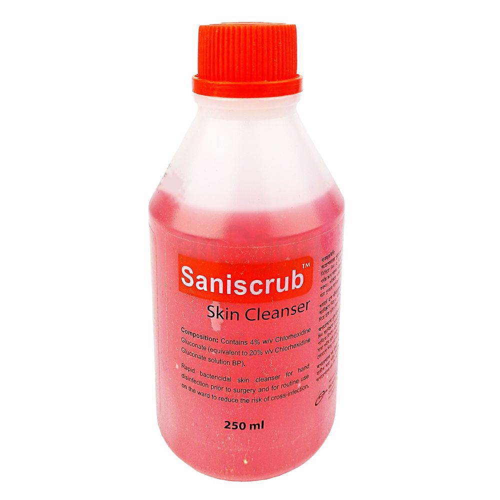 Saniscrub Skin Cleanser 250ml  solution