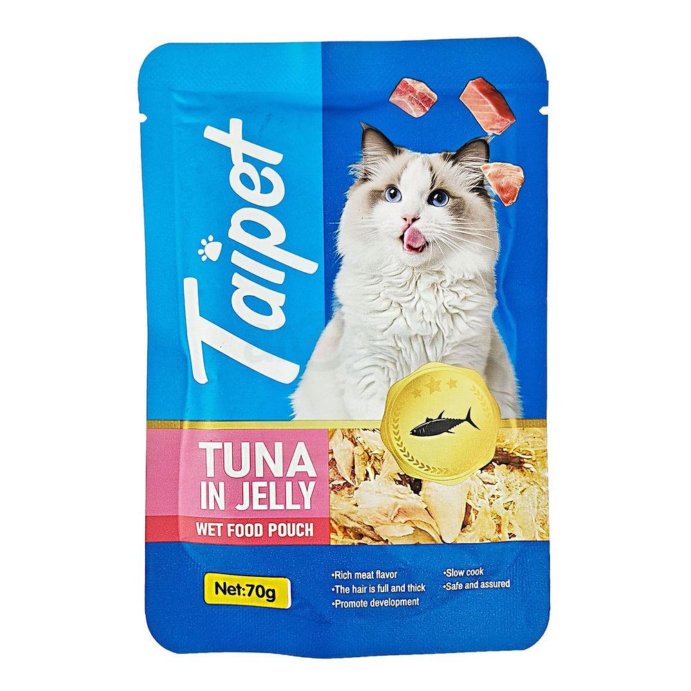 Taipet Pouch For All Cats Tuna In Jelly 70gm  