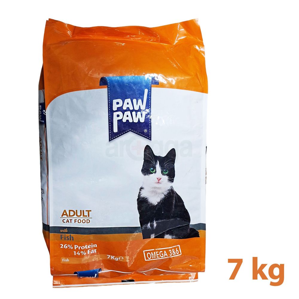 Paw Paw Adult Dry Cat Food Fish 7KG  
