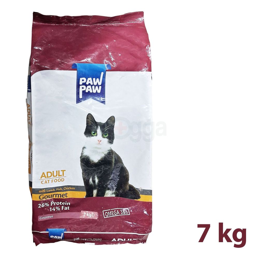 Paw Paw Adult Dry Cat Food Gourmet 7KG  