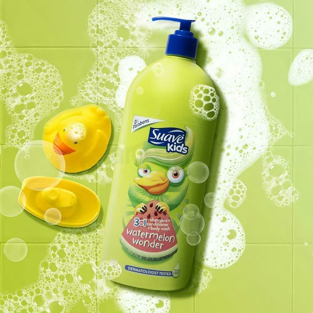 Suave Kids 3 in 1 Watermelon Wonder Shampoo, Conditioner & Body Wash 532ml  