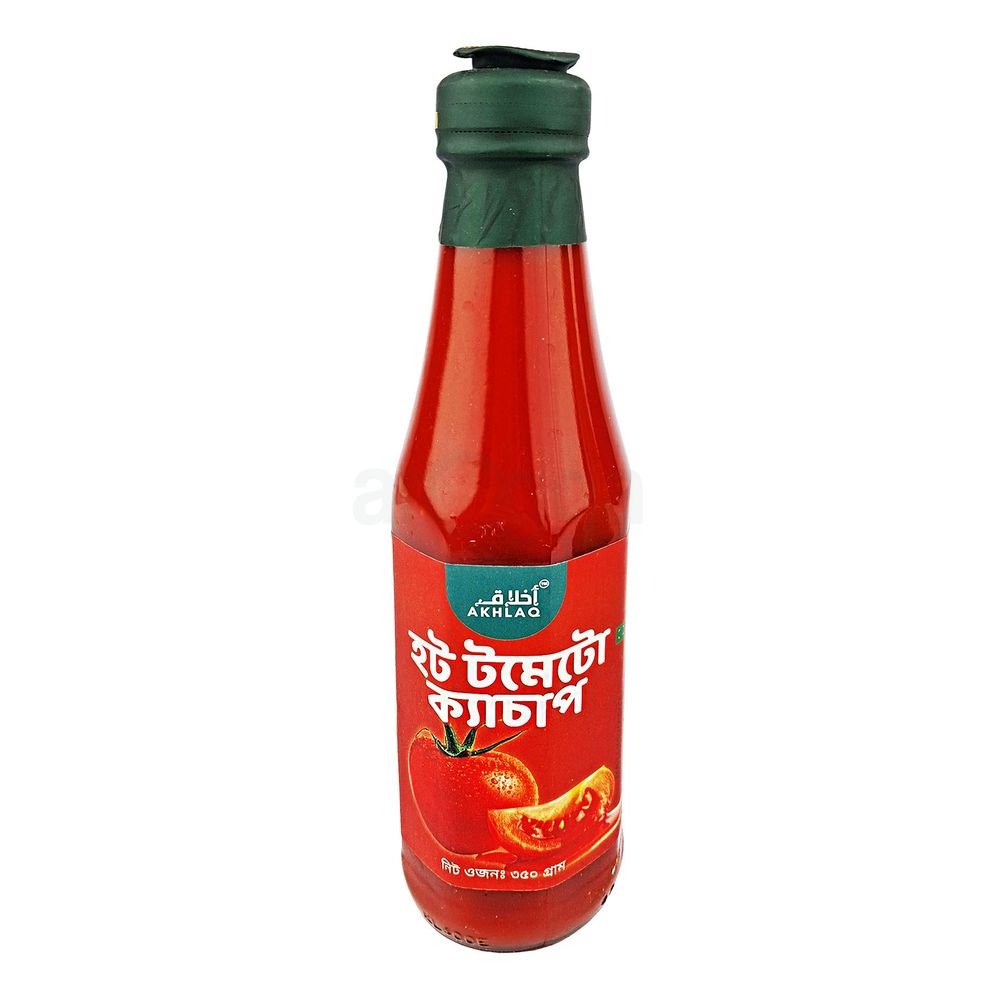 Akhlaq Hot Tomatoes Sauce 350g  