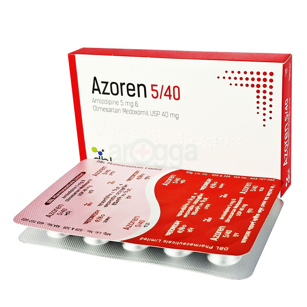 Azoren 5/40 5mg+40mg tablet