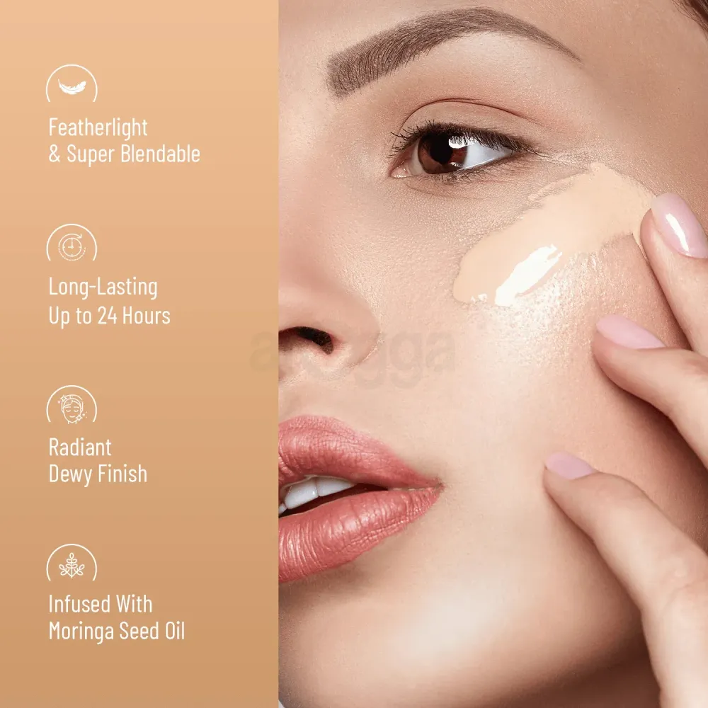 Swiss Beauty Studio Finish Fully Coverage Foundation - 01 Ivory Rose  