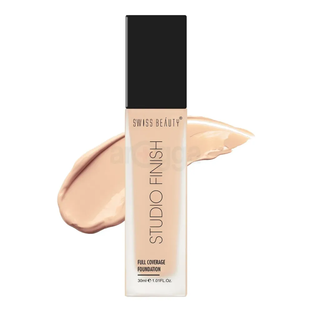 Swiss Beauty Studio Finish Fully Coverage Foundation - 01 Ivory Rose  