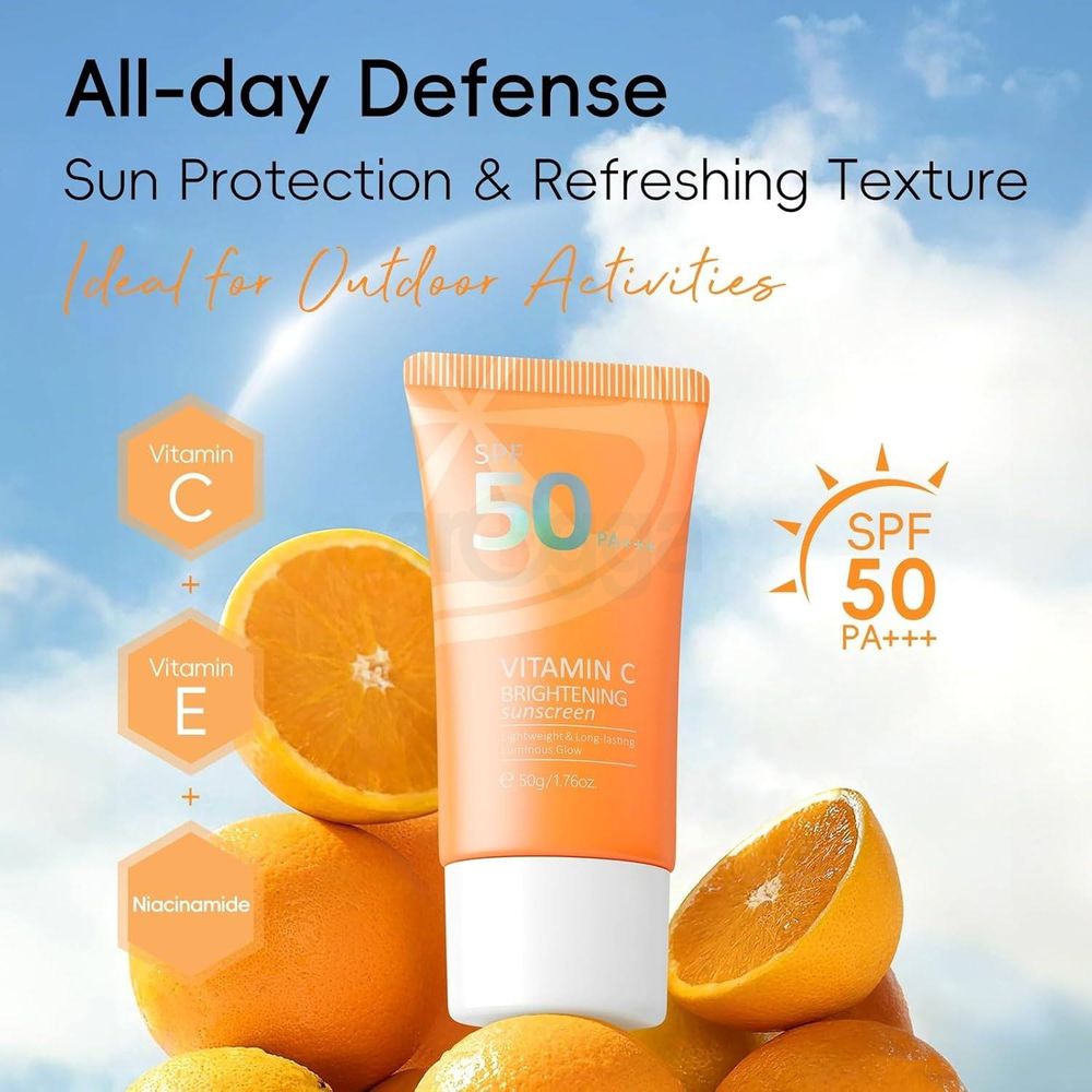 Laikou Vitamin C Brightening Sunscreen SPF 50 PA+++ 50g  