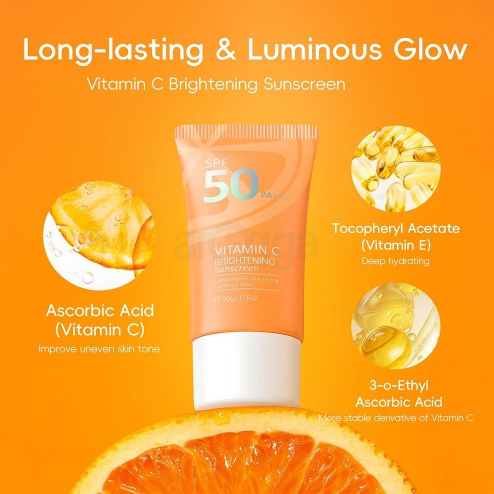 Laikou Vitamin C Brightening Sunscreen SPF 50 PA+++ 50g  