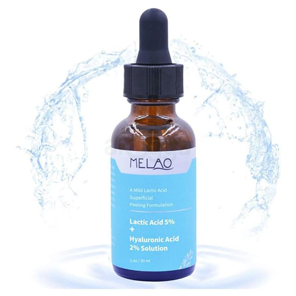 Melao Lactic Acid 5% + Hyaluronic Acid 2% Solution 30ml  