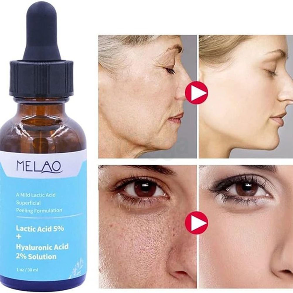 Melao Lactic Acid 5% + Hyaluronic Acid 2% Solution 30ml  