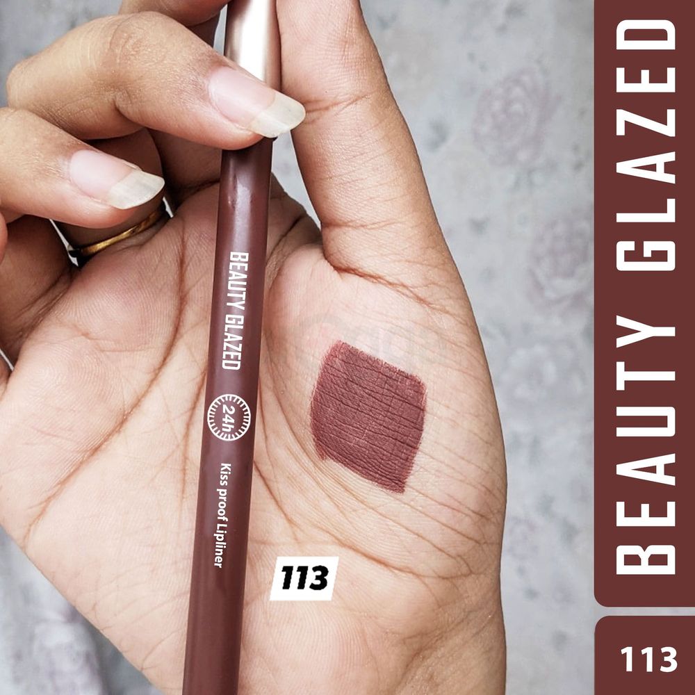 Beauty Glazed Waterproof & Long Lasting Lip Liner - B113 Cinnamon  