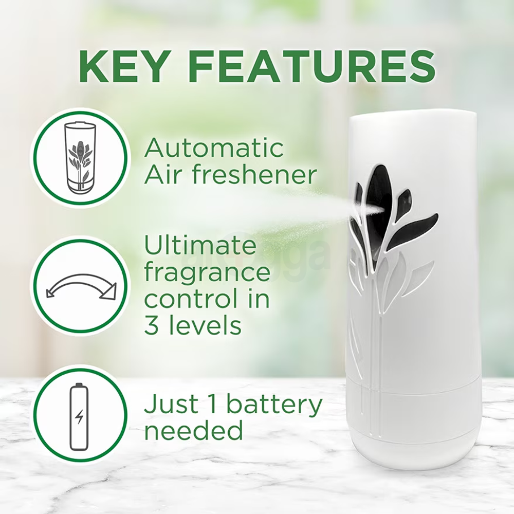 Air Wick Freshmatic Lavender Essential Oil Automatic Spray 250ml (Free Refill & Battery)  