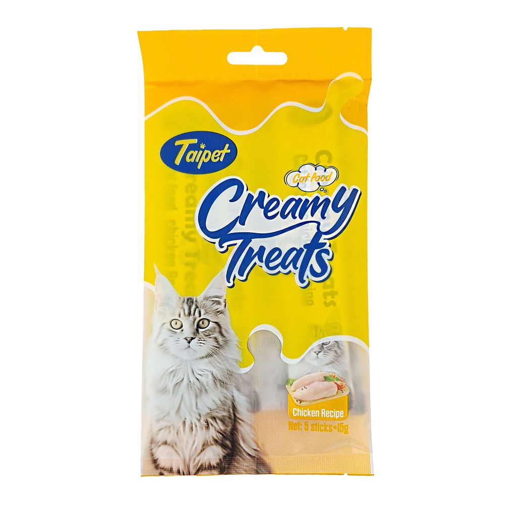 Taipet Creamy Treat Chicken Rpecipe (5x15g) 75gm  