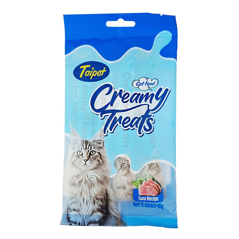 Taipet Creamy Treat Tuna Rpecipe (5x15g) 75gm  