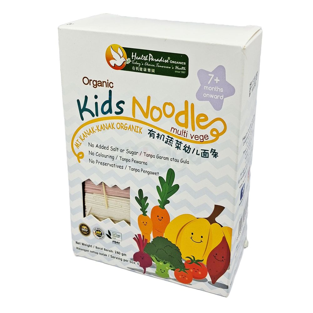Health Paradise Organic Kids Noodles Multi Vege 240g  
