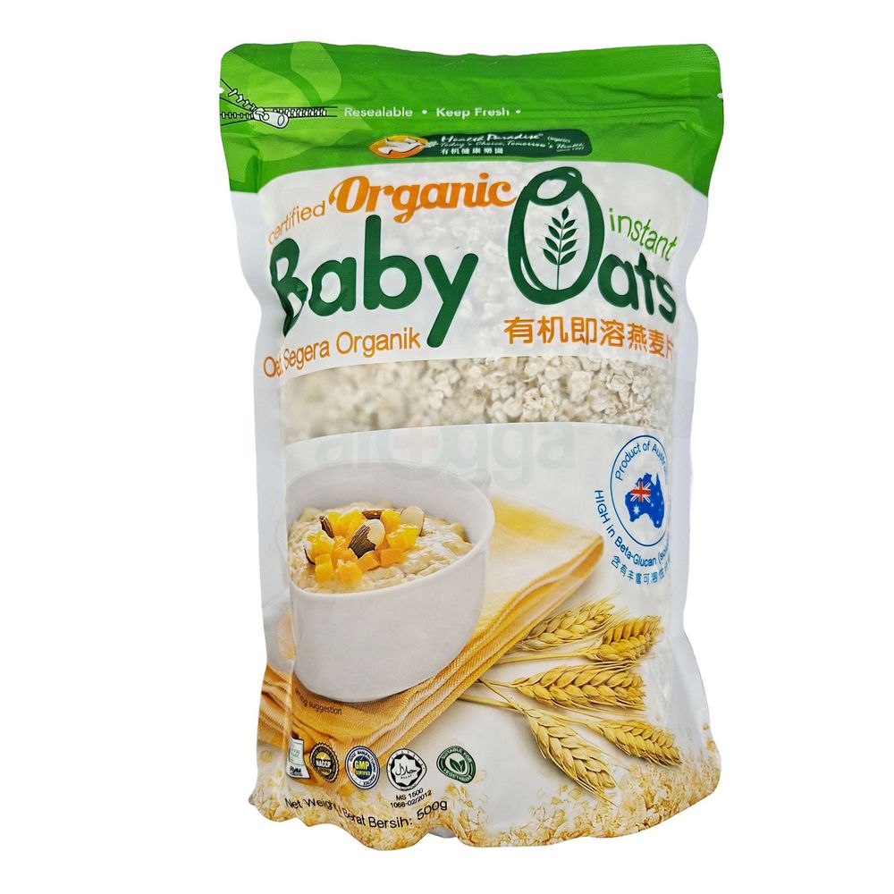Health Paradise Organic Instant Baby Oats 500g  