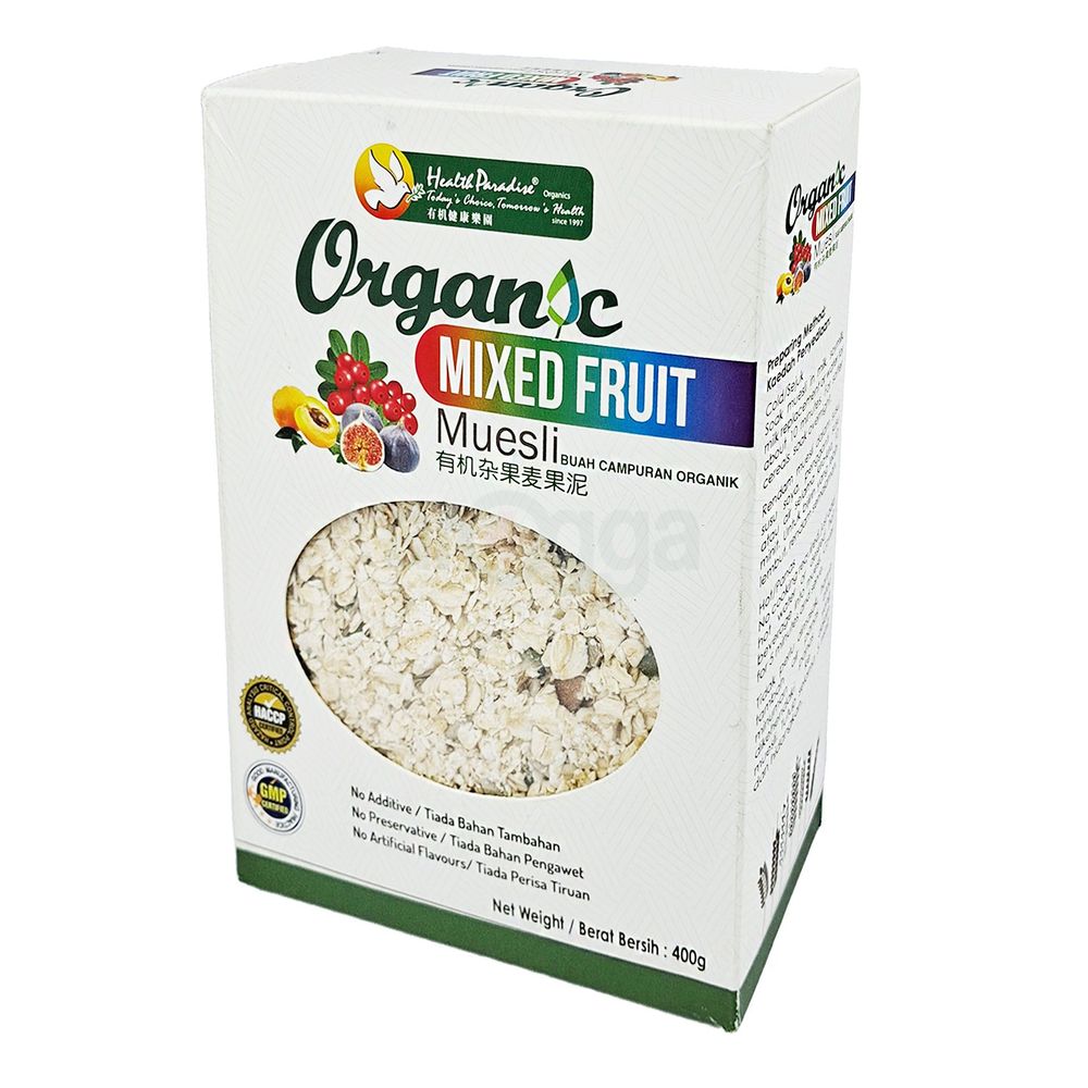 Health Paradise Organic Mixed Fruit Muesli 400g  