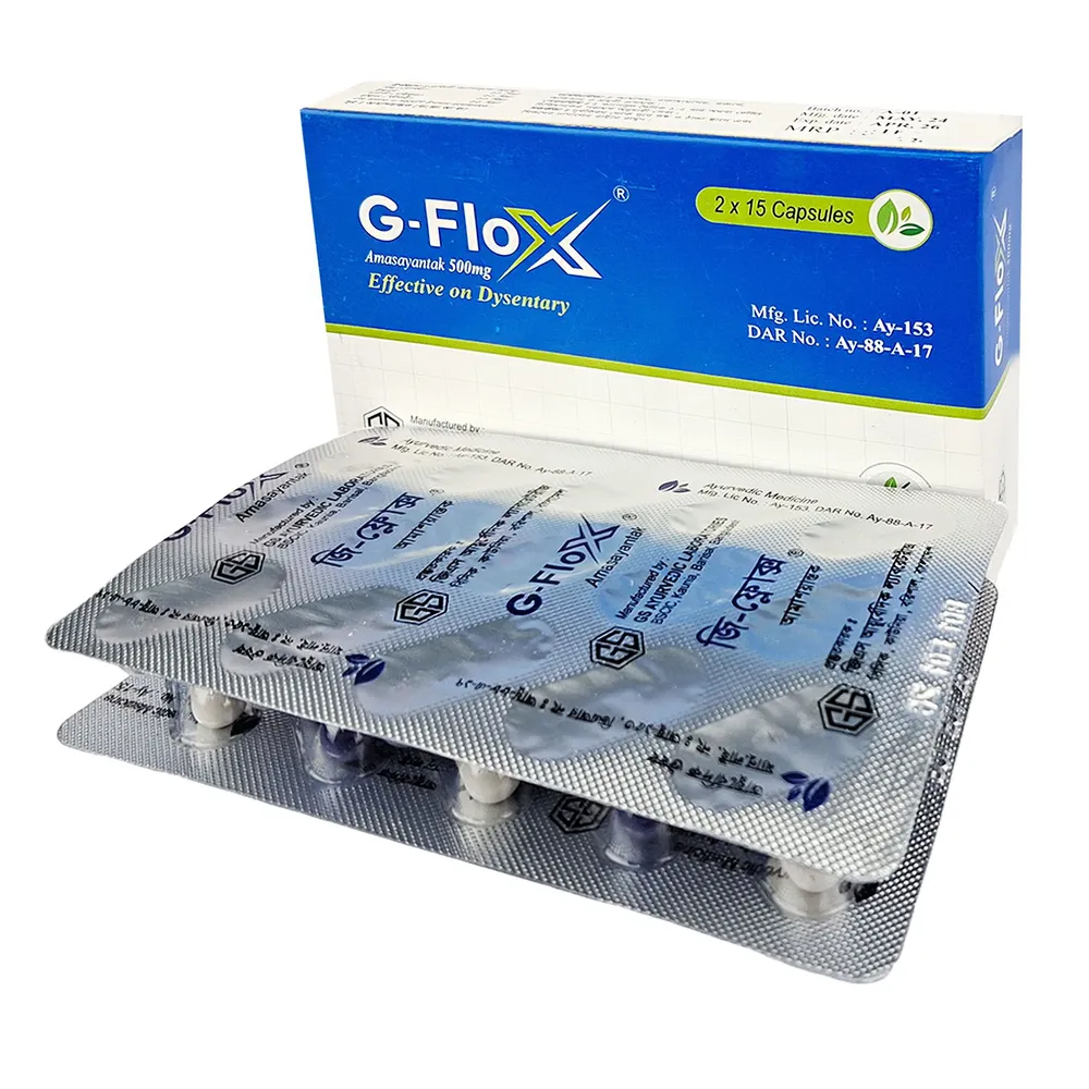 G-Flox Amasayantak 500mg - 1X15 Capsules  