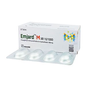 Emjard M XR 10/1000 10mg+1000mg tablet