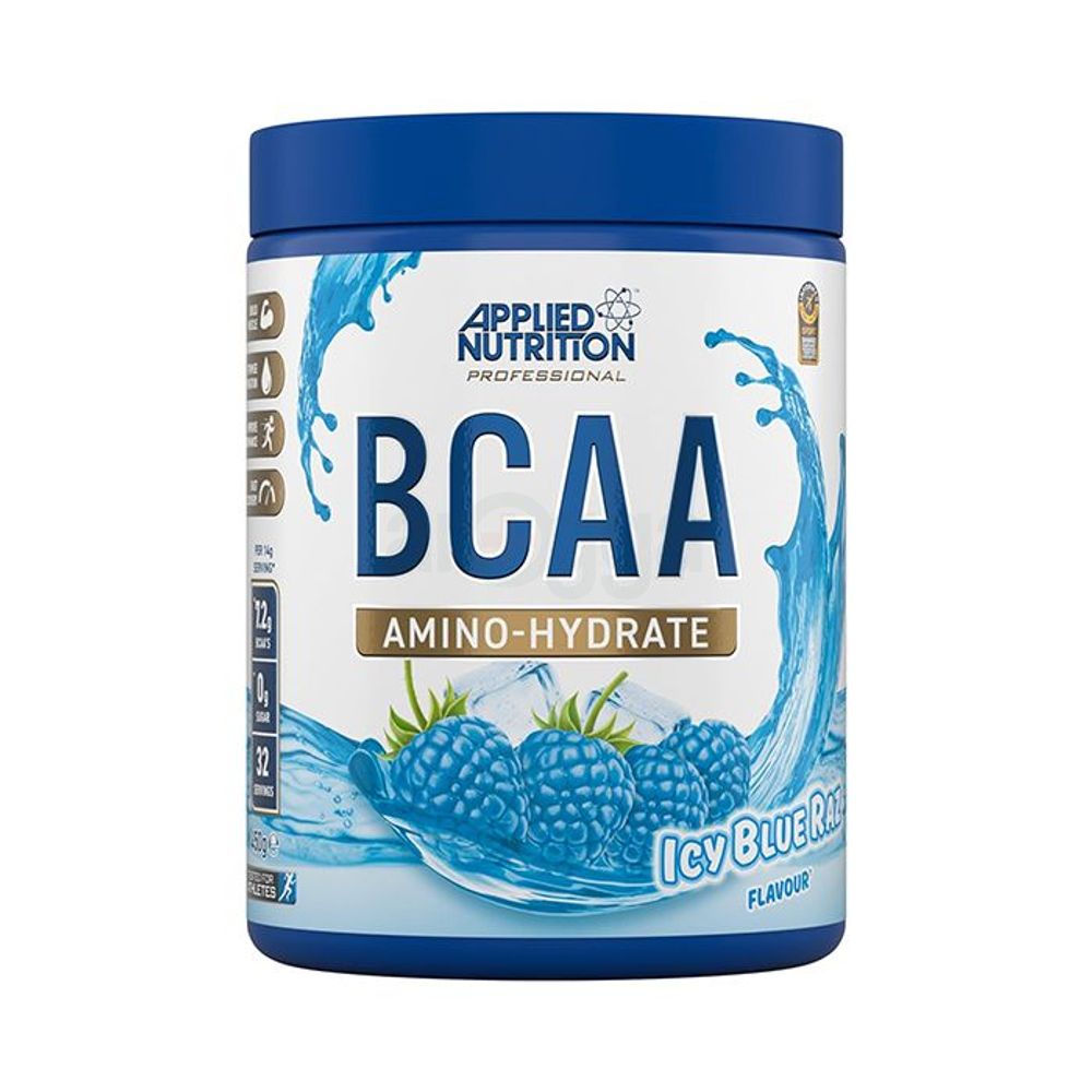 Applied Nutrition BCAA Amino Hydrate, Icy Blue Raz, 32 Serving  