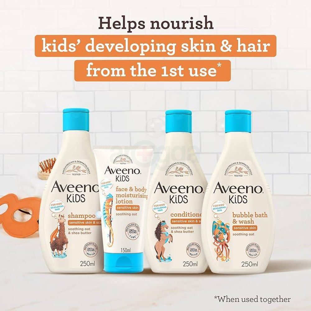 Aveeno Kids Face & Body Moisturising Lotion for Sensitive Skin 150ml  