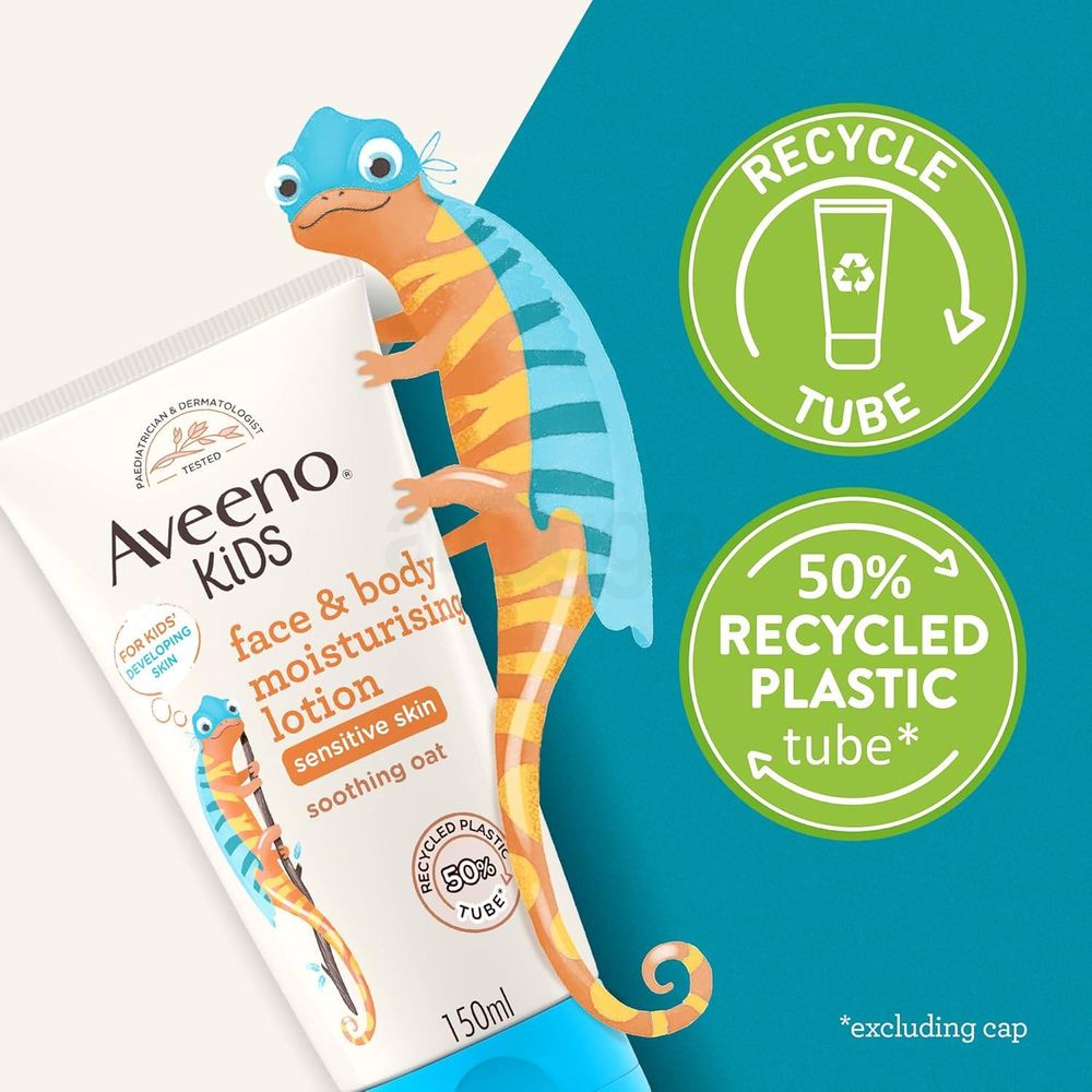 Aveeno Kids Face & Body Moisturising Lotion for Sensitive Skin 150ml  