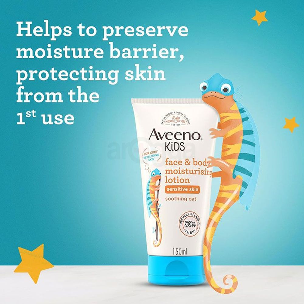 Aveeno Kids Face & Body Moisturising Lotion for Sensitive Skin 150ml  