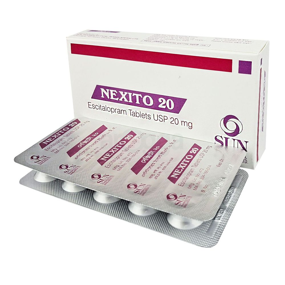 Nexito 20mg tablet
