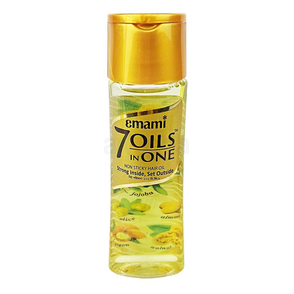Emami 7 Oils In One Non Sticky & Non Greasy Hair Oil 100ml  
