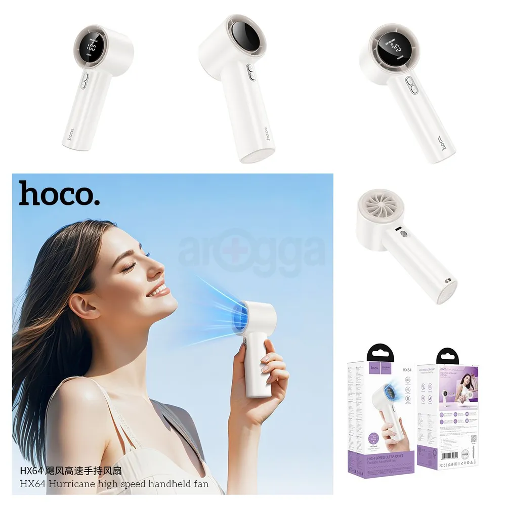 HOCO HX64 High Speed Ultra-Quiet Mini Handheld Fan  