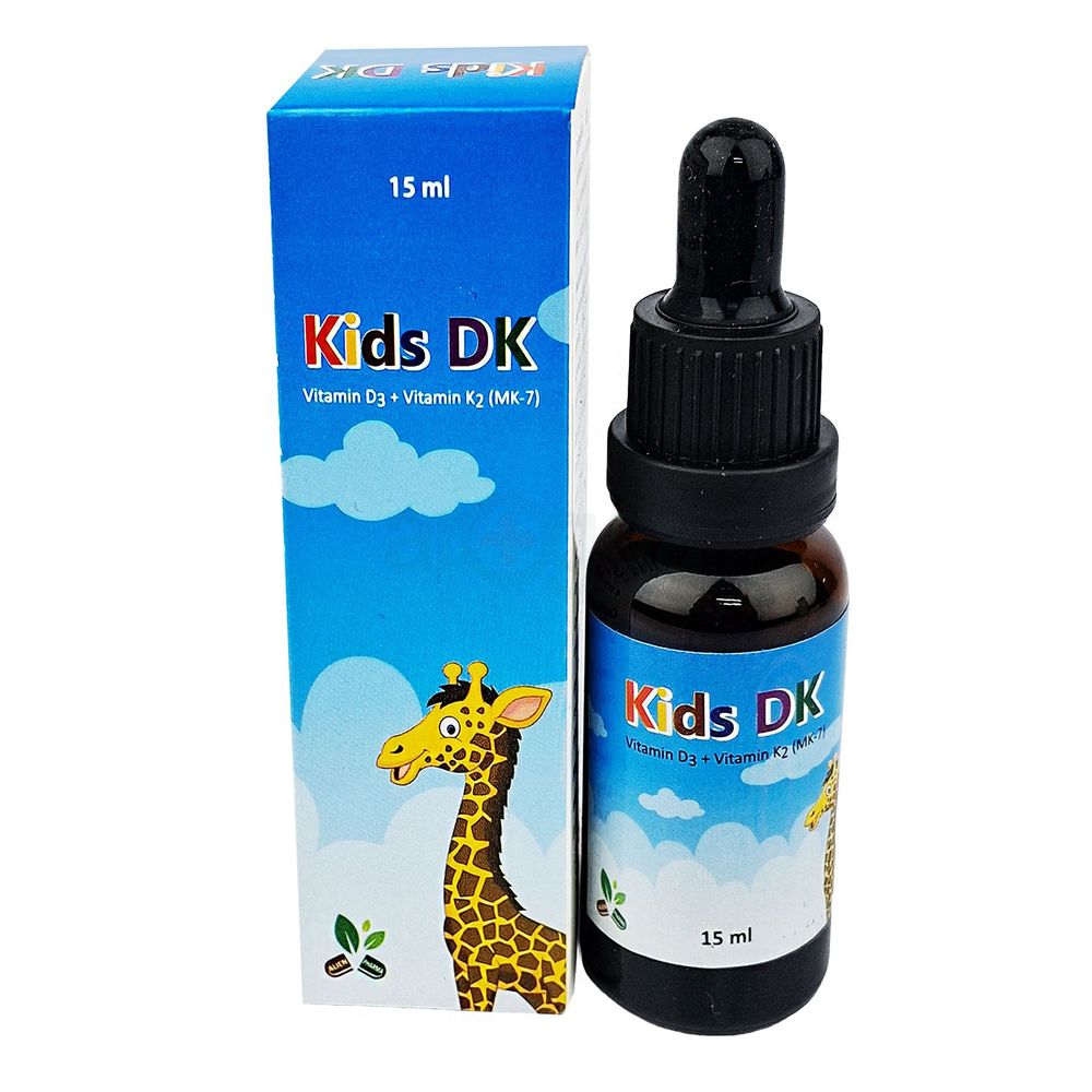 Kids DK Drops with Vitamin D3+Vitamin K2(Mk-7)15ml  