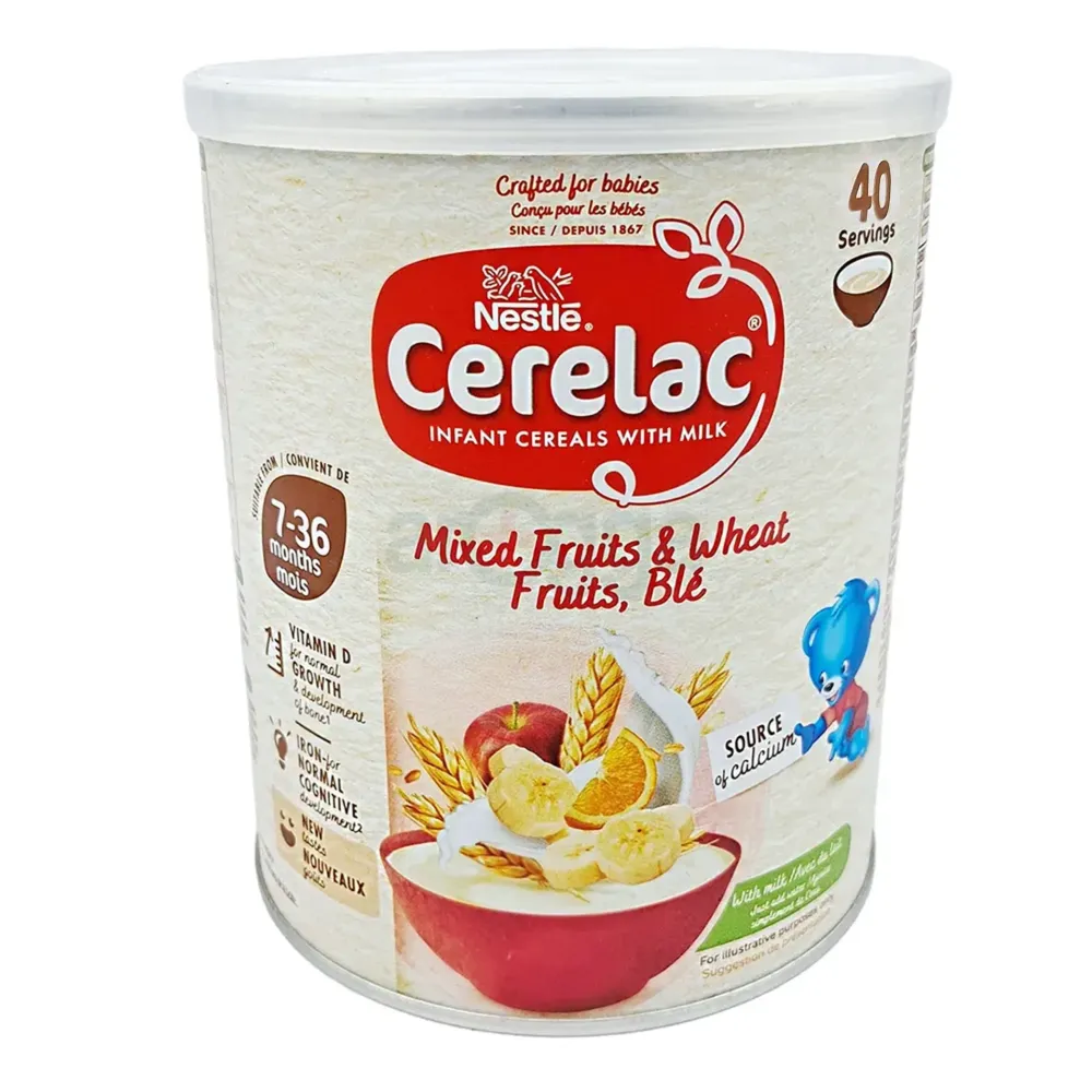 Nestlé Cerelac Mixed Fruits Wheat & Fruits  Ble From 7 to 36 Months 1kg  