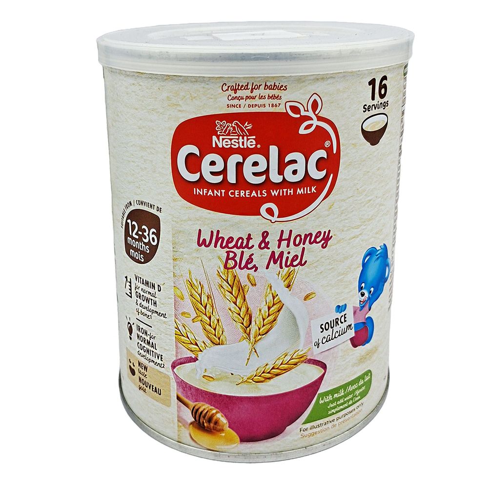 Nestlé Cerelac Wheat & Honey Ble Miel From 12 to 36 Months 400gm  