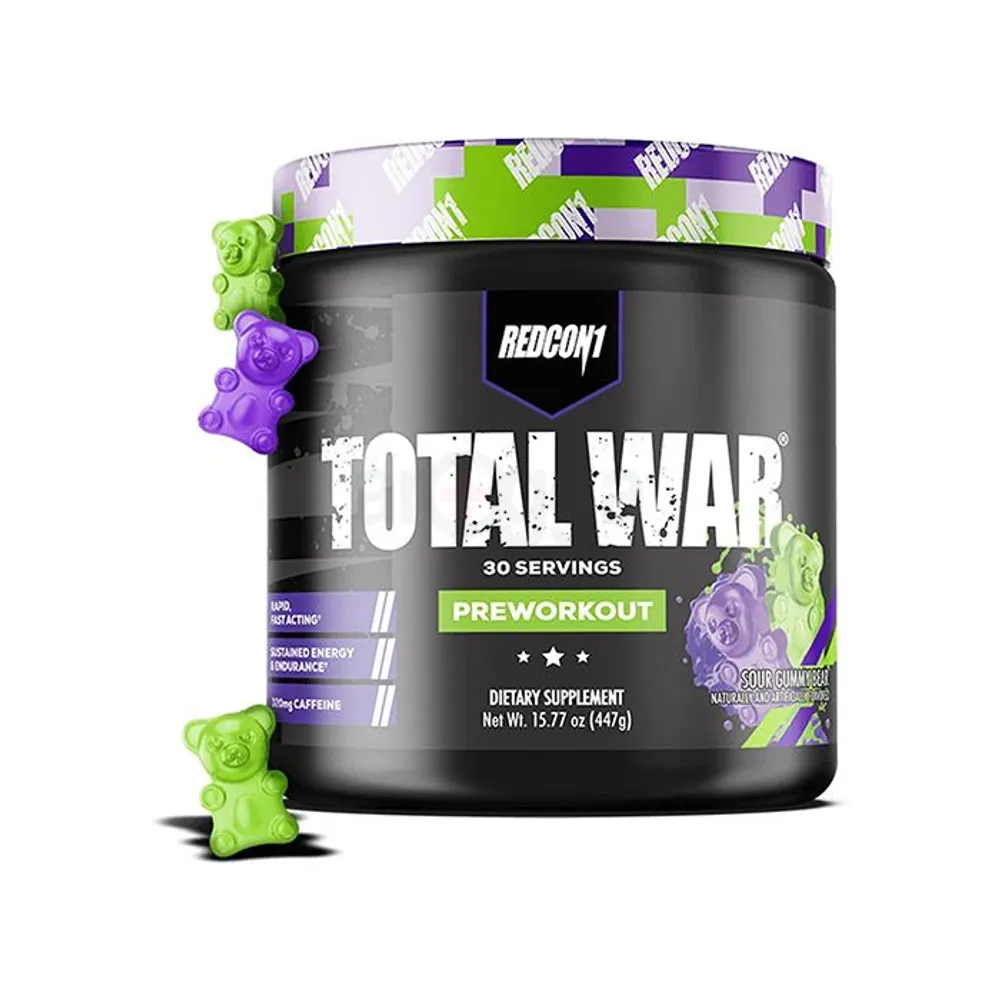 Redcon1 Total War, Sour Gummy Bear, 30 Serving  