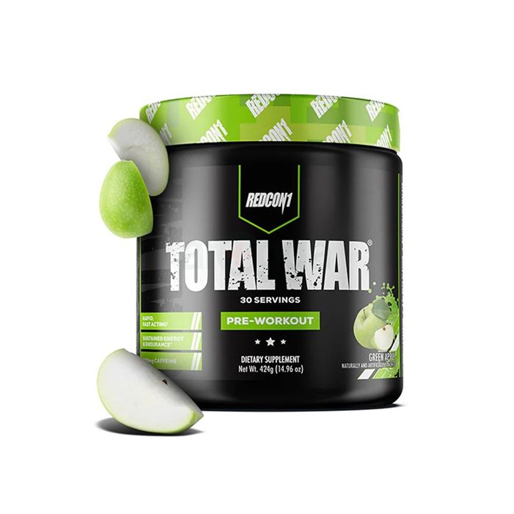Redcon1 Total War, Sour Green Apple, 30 Serving  
