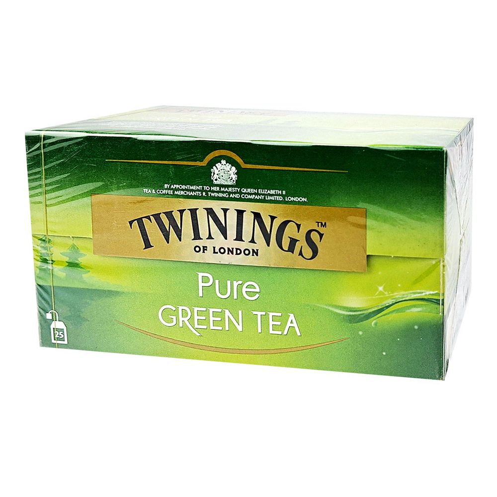 Twinings Of London Pure Green Tea, 25 Tea Bags Pack  
