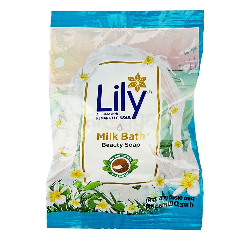 Lily Milk Bath Beauty Soap  