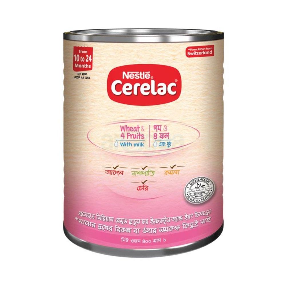 Nestlé Cerelac Wheat & 4 Fruits (10+24Month) Stage-3  