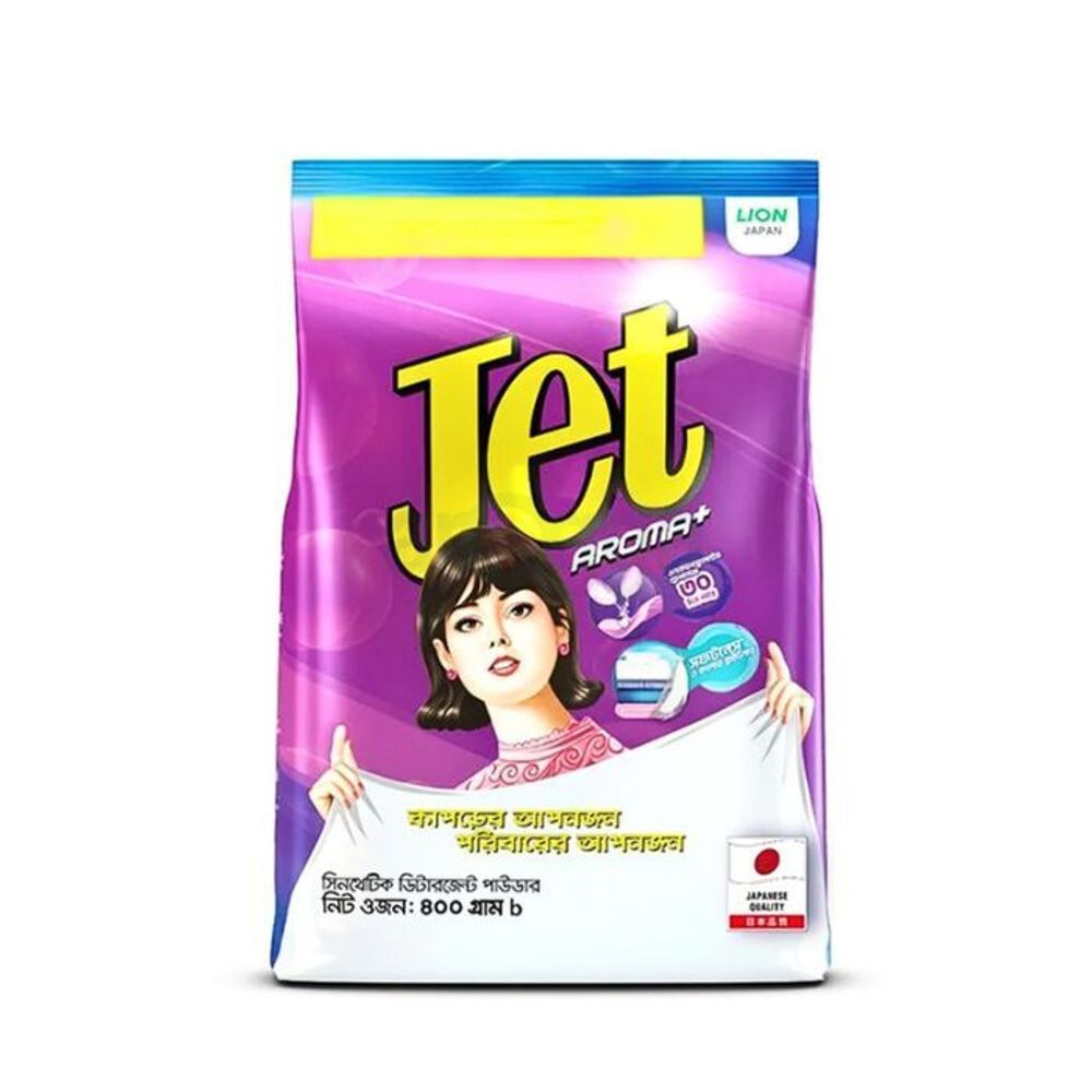 Jet Aroma + Detergent Powder Poly Pack 400g  
